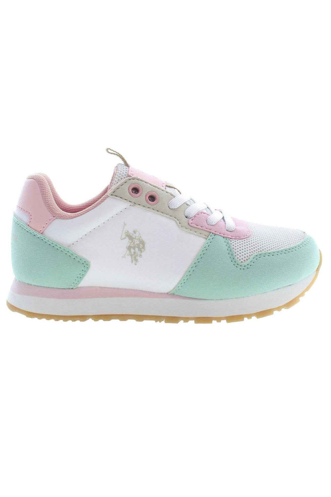 U S Polo Best Price Baskets Fille Blanc - stylesgateway