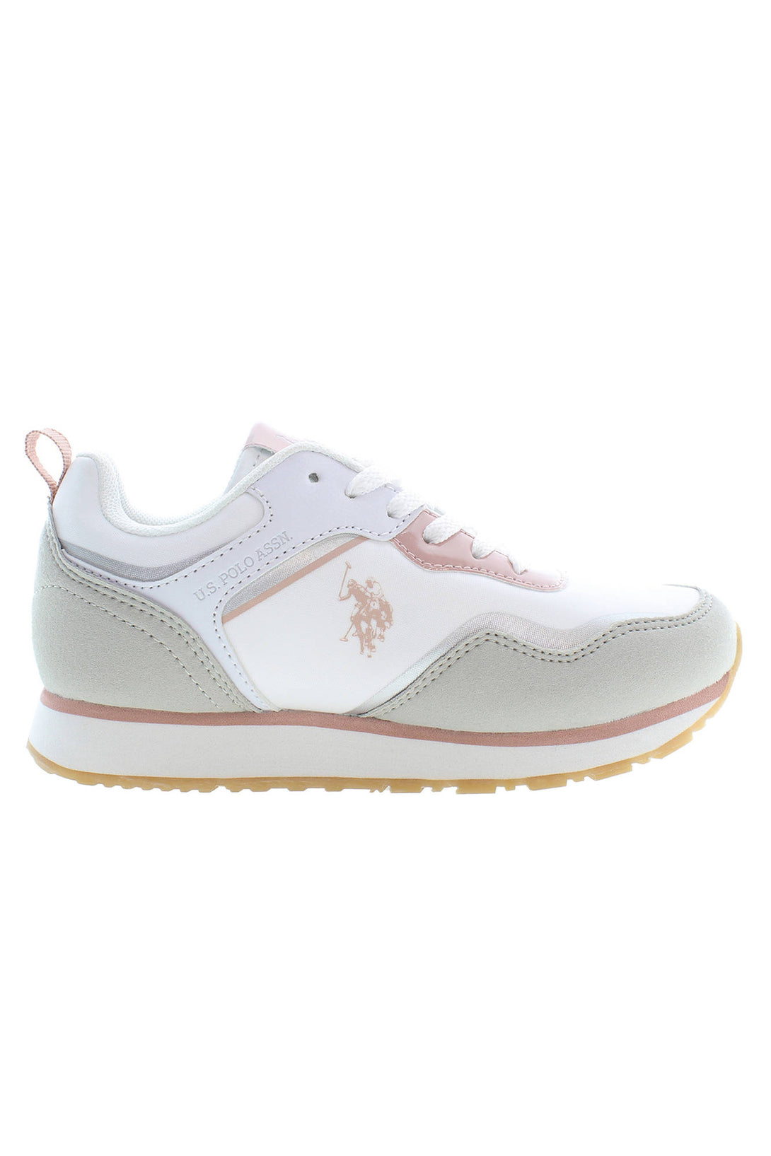U S Polo Best Price Baskets Fille Blanc - stylesgateway