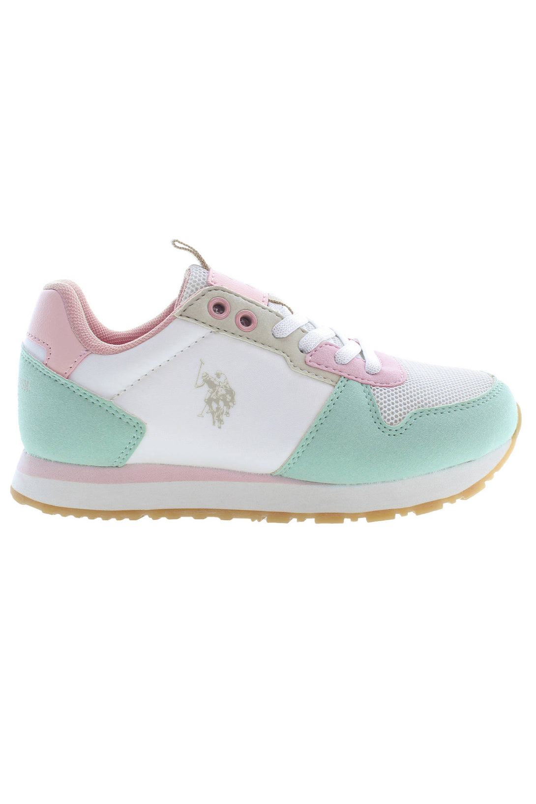 U S Polo Best Price Baskets Fille Blanc - stylesgateway