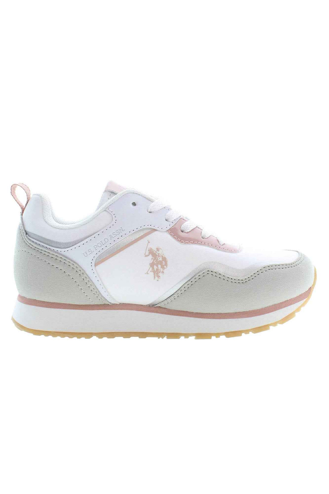 U S Polo Best Price Baskets Fille Blanc - stylesgateway