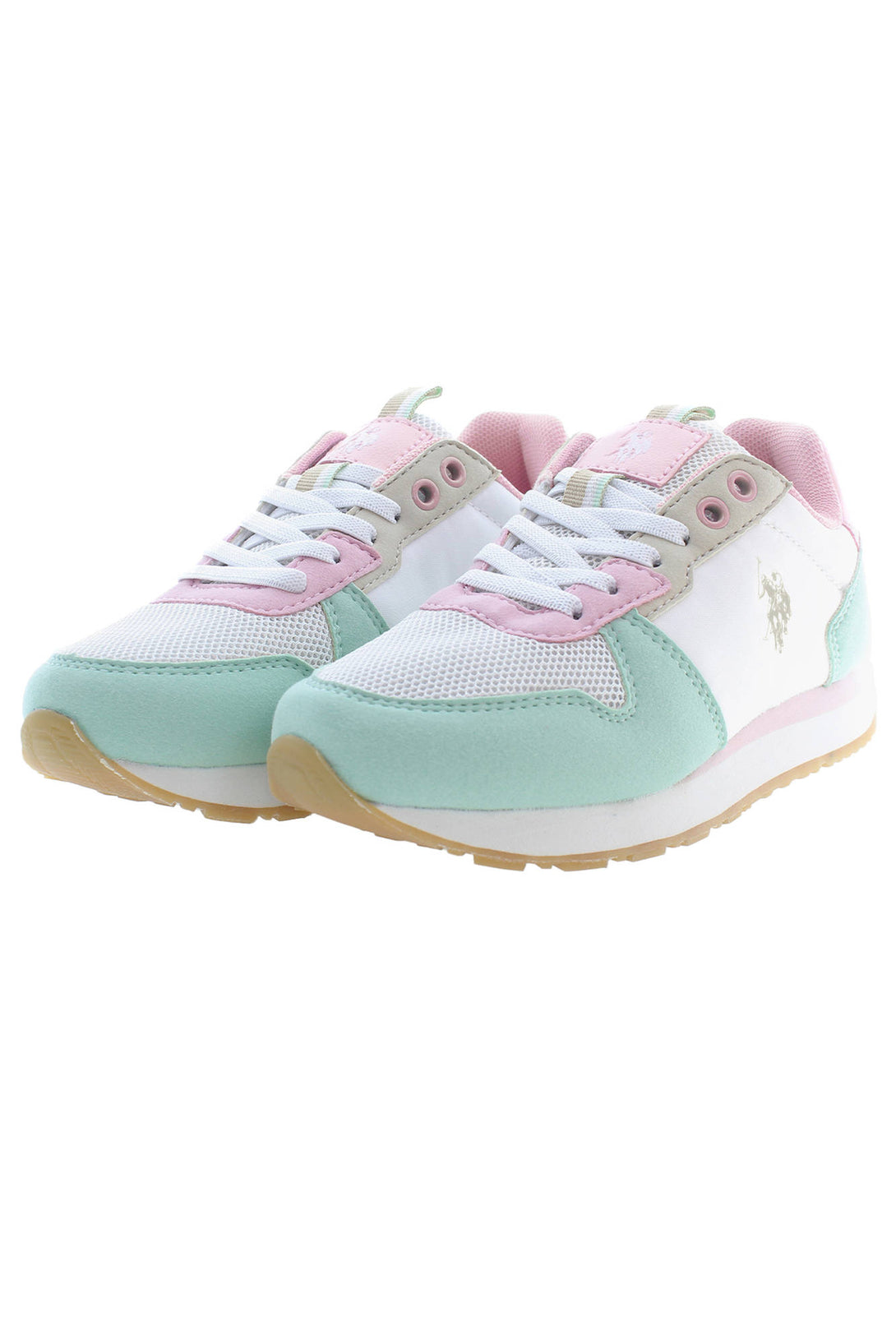 U S Polo Best Price Baskets Fille Blanc - stylesgateway