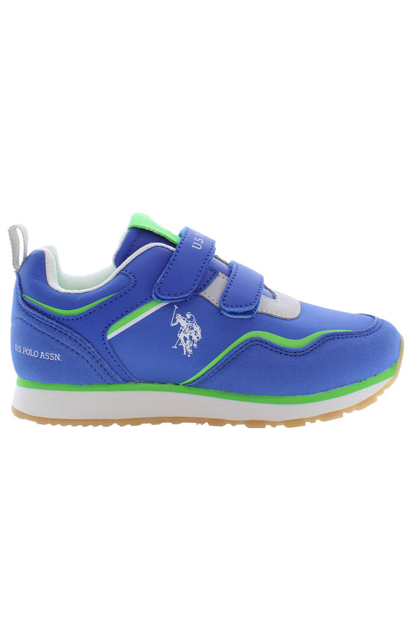U S Polo Best Price Baskets Fille Bleu - stylesgateway