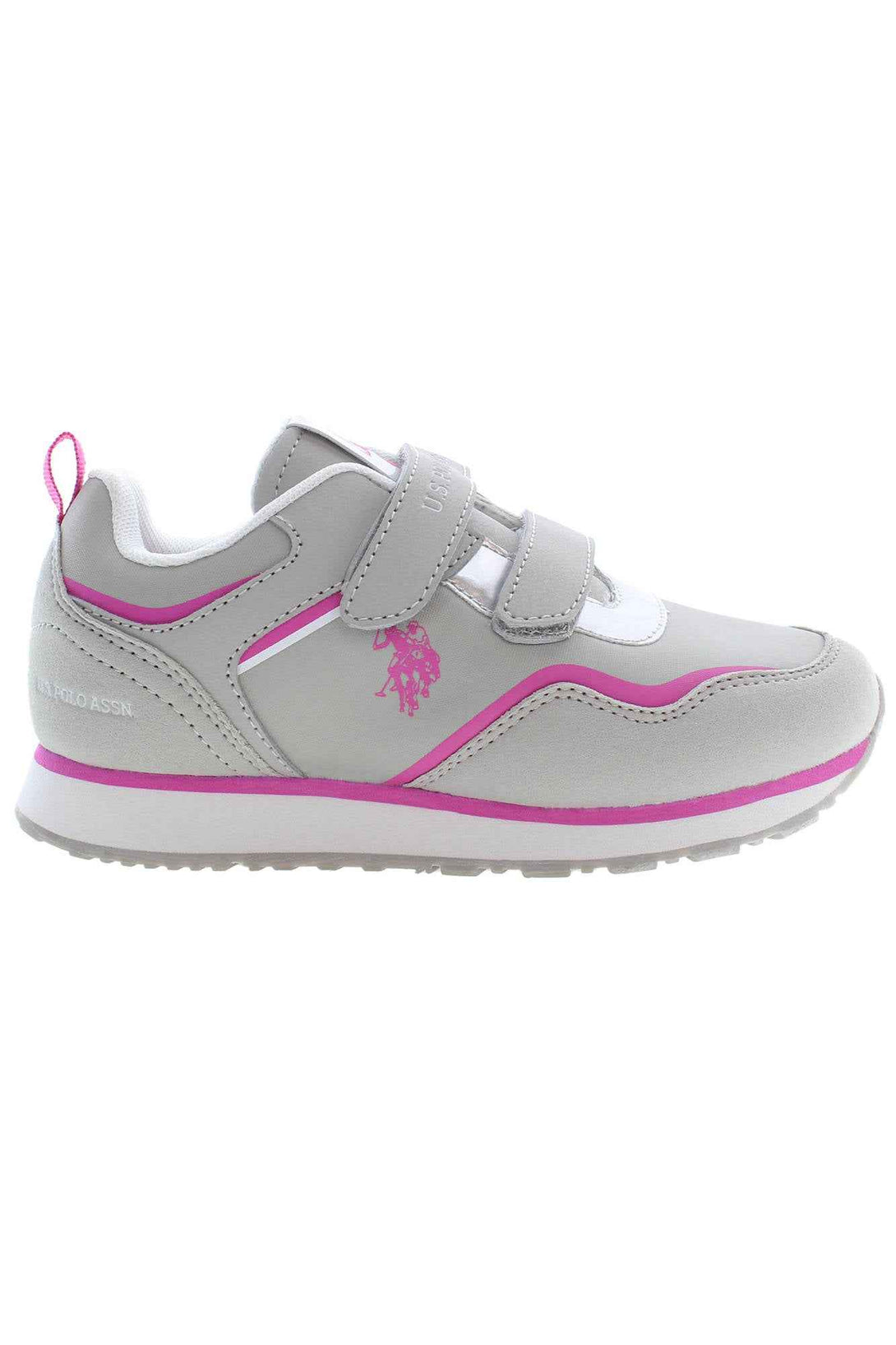 U S Polo Best Price Baskets Fille Gris - stylesgateway