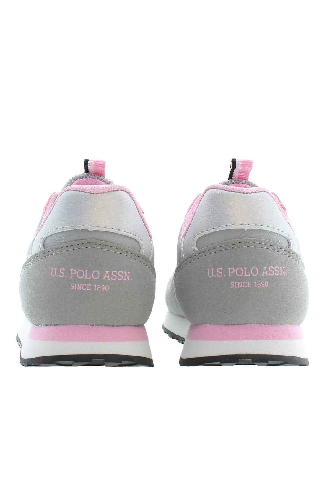 U S Polo Best Price Baskets Fille Gris - stylesgateway