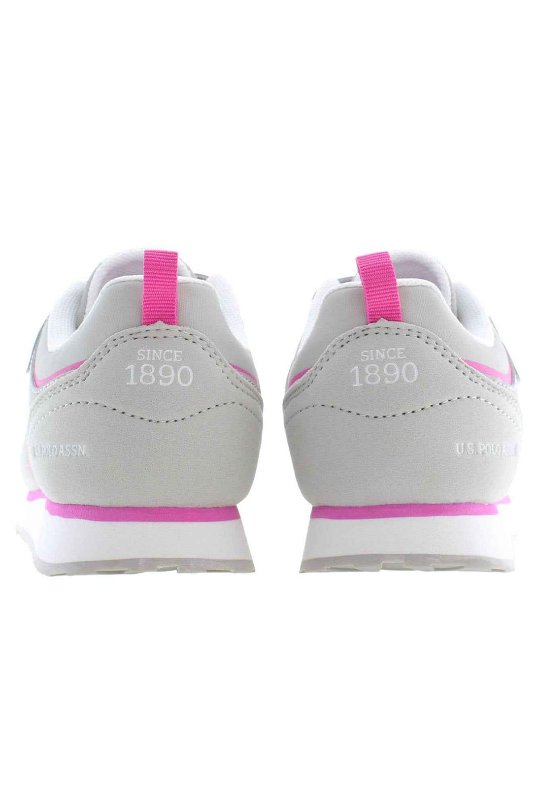 U S Polo Best Price Baskets Fille Gris - stylesgateway