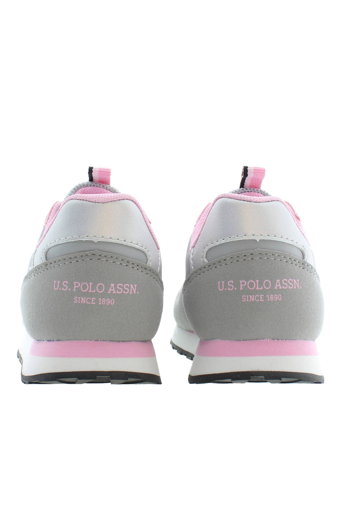 U S Polo Best Price Baskets Fille Gris - stylesgateway