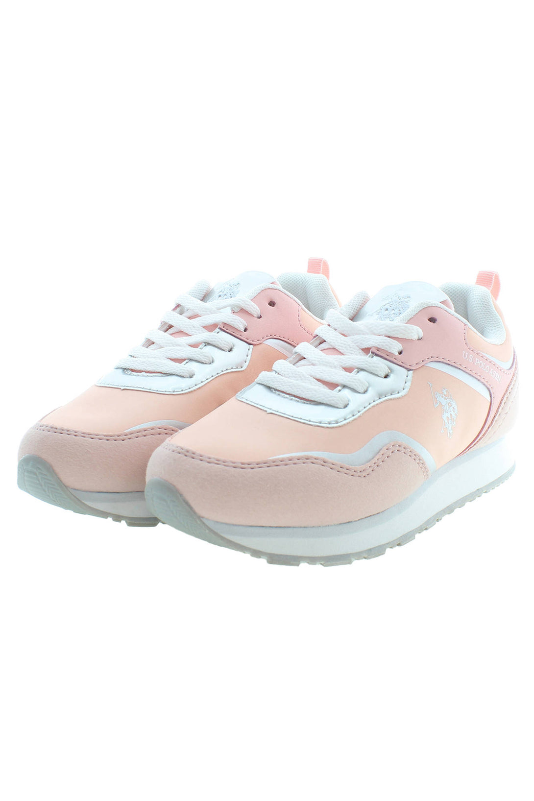 U S Polo Best Price Baskets Fille Rose - stylesgateway