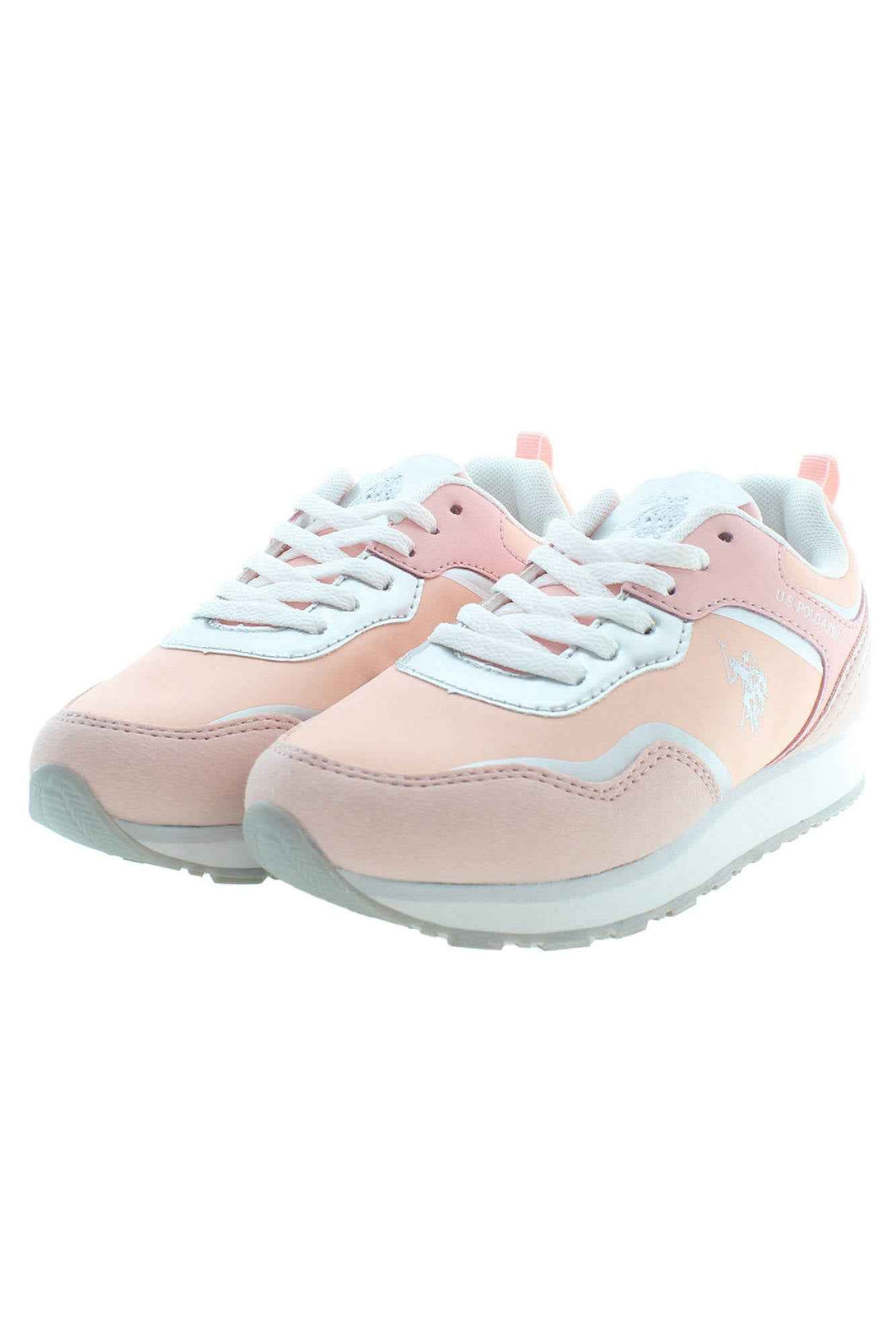 U S Polo Best Price Baskets Fille Rose - stylesgateway