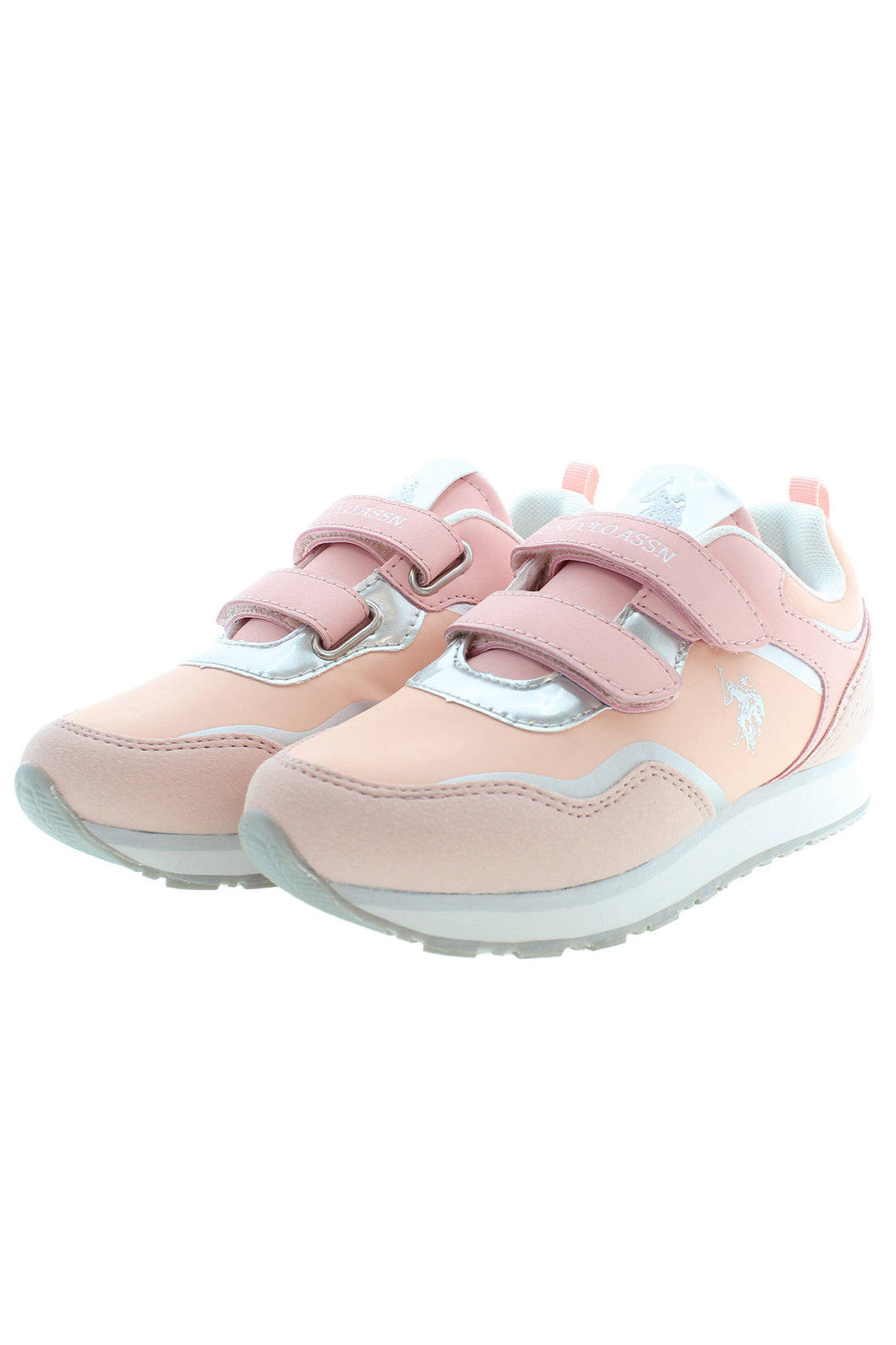 U S Polo Best Price Baskets Fille Rose - stylesgateway