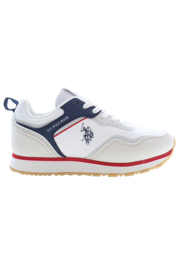 U S Polo Best Price Baskets Garçon Blanc - stylesgateway