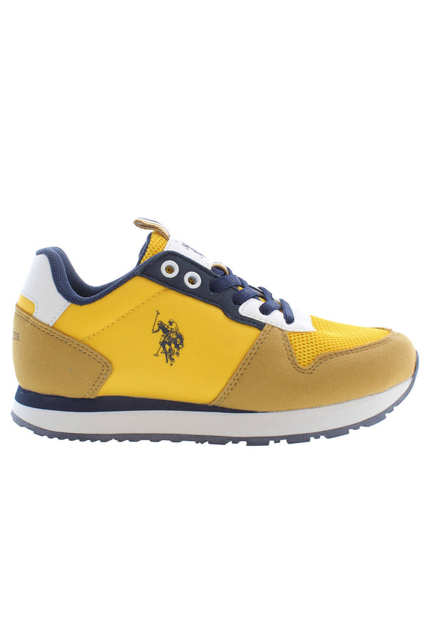U S Polo Best Price Baskets Garçon Jaune - stylesgateway