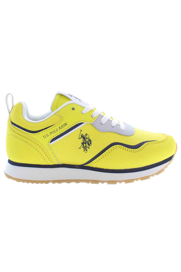 U S Polo Best Price Baskets Garçon Jaune - stylesgateway
