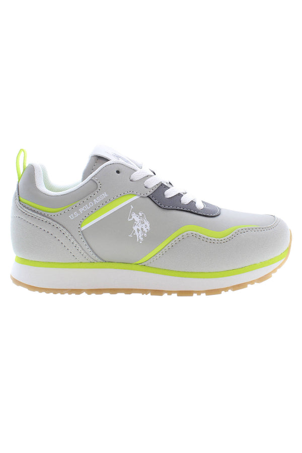U S Polo Best Price Baskets Garçon Gris - stylesgateway