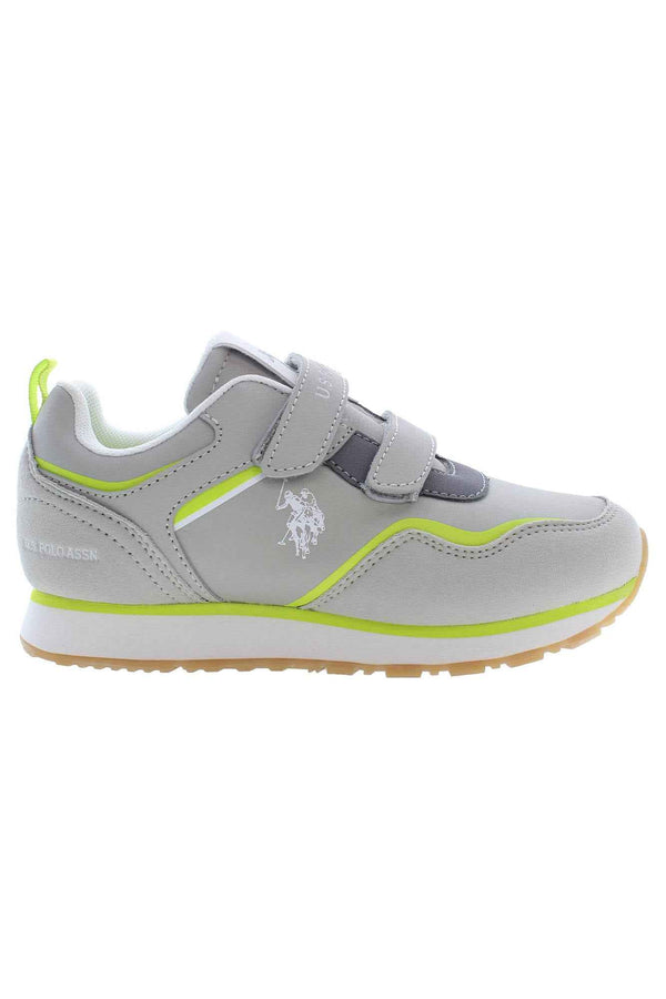 U S Polo Best Price Baskets Garçon Gris - stylesgateway