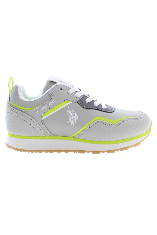 U S Polo Best Price Baskets Garçon Gris - stylesgateway