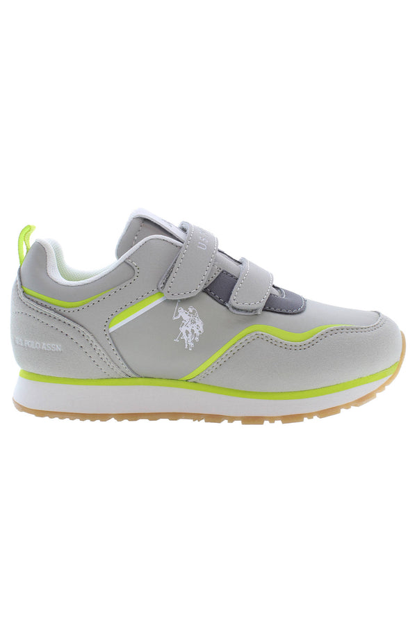 U S Polo Best Price Baskets Garçon Gris - stylesgateway
