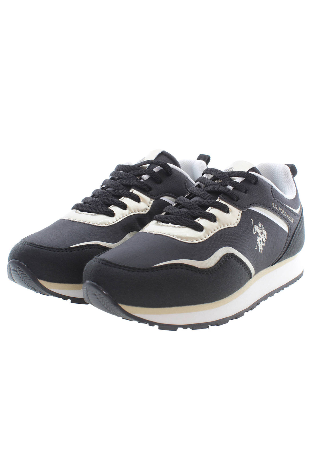 U S Polo Best Price Baskets Garçon Noir - stylesgateway