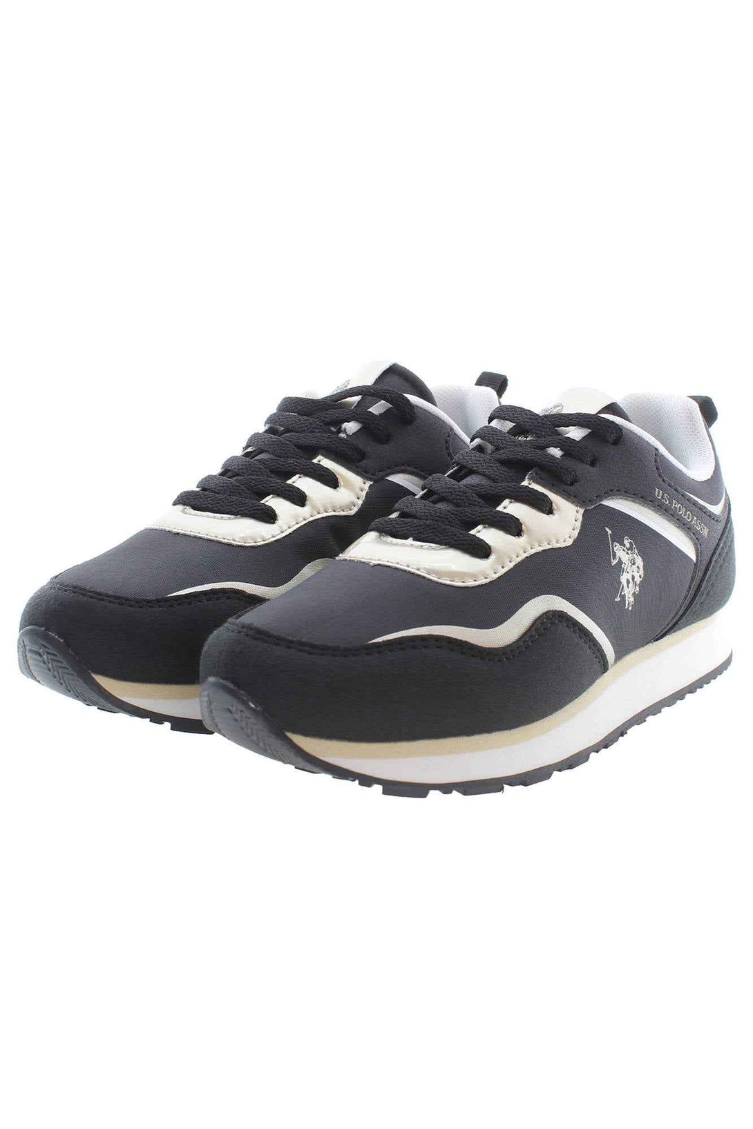 U S Polo Best Price Baskets Garçon Noir - stylesgateway