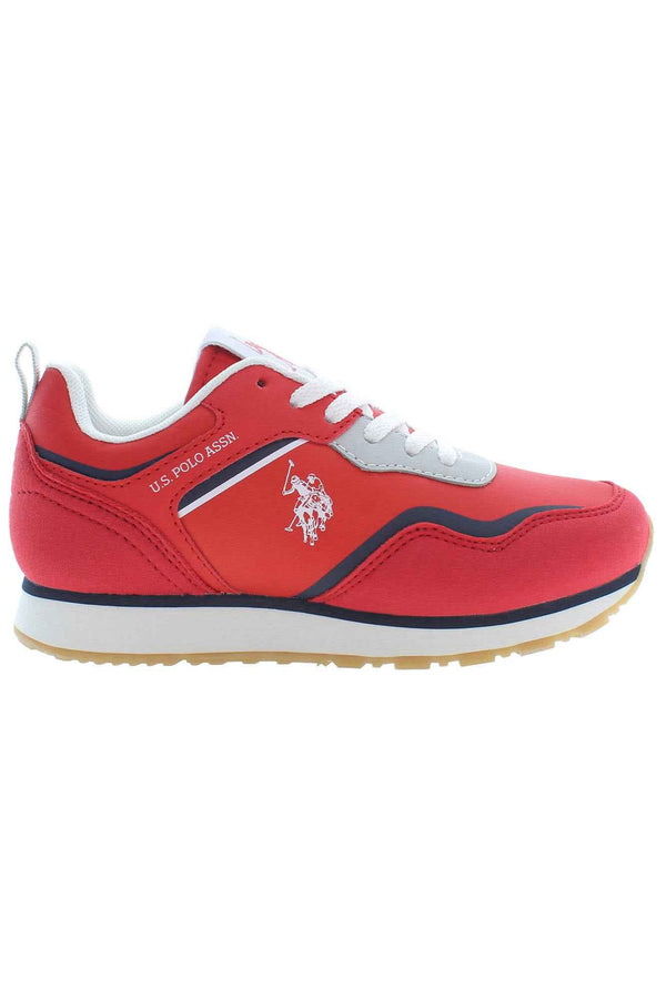 U S Polo Best Price Baskets Garçon Rouge - stylesgateway