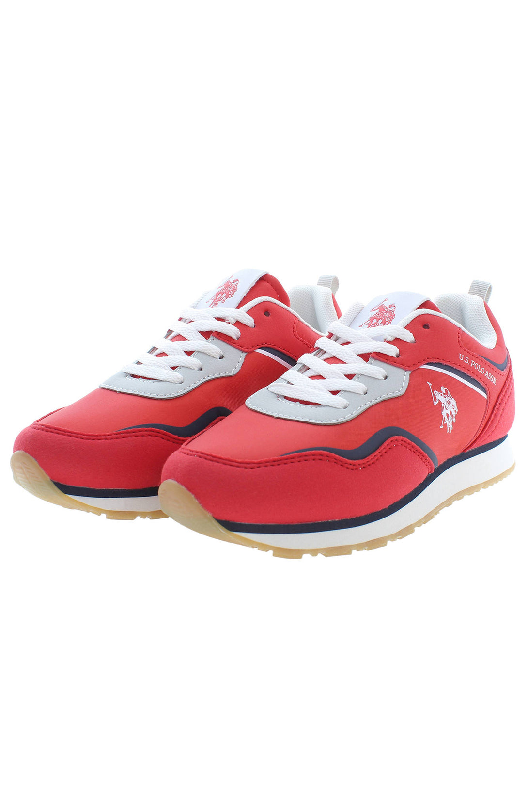 U S Polo Best Price Baskets Garçon Rouge - stylesgateway