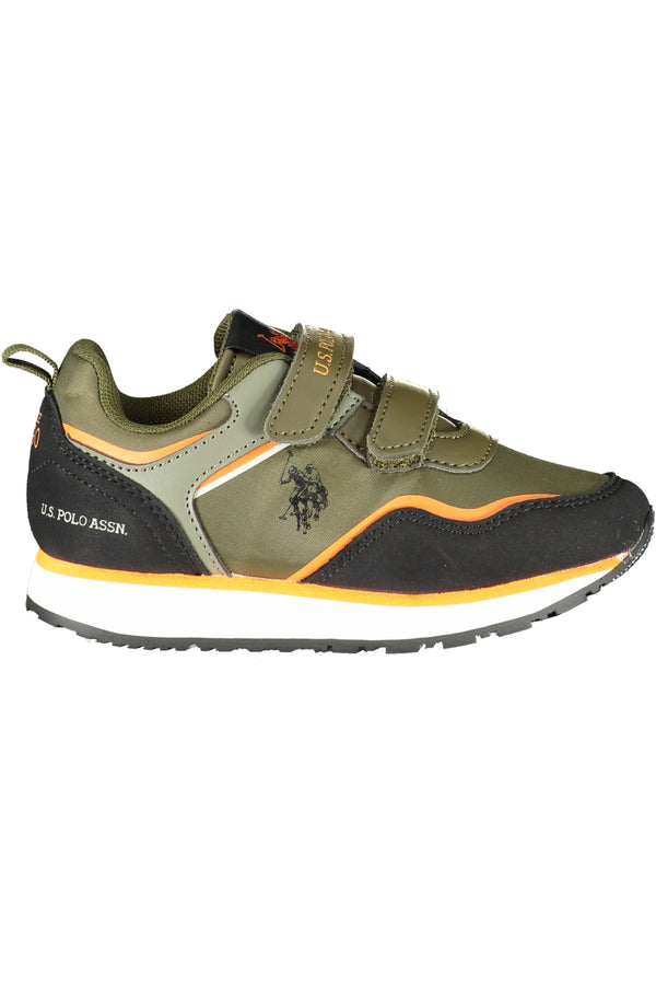 U S Polo Best Price Baskets Garçon Vert - stylesgateway