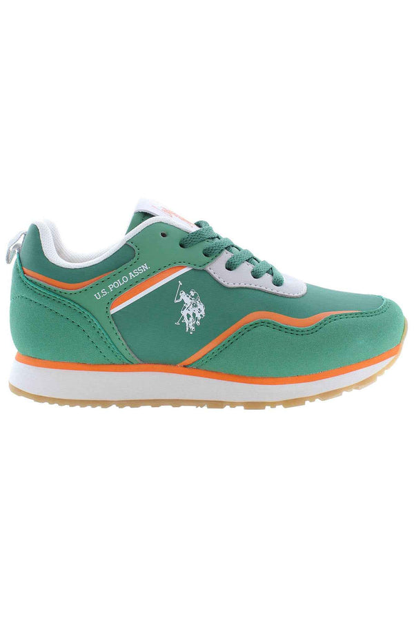 U S Polo Best Price Baskets Garçon Vert - stylesgateway