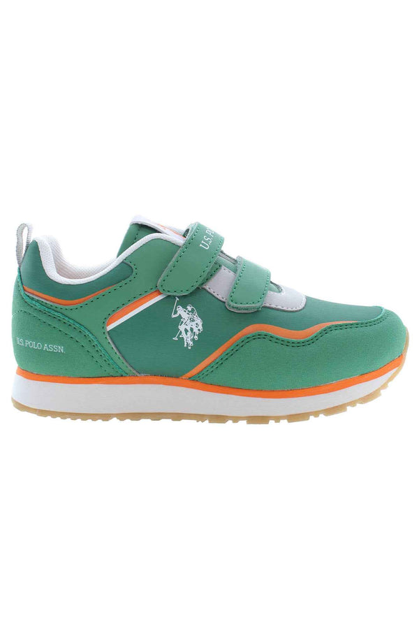 U S Polo Best Price Baskets Garçon Vert - stylesgateway