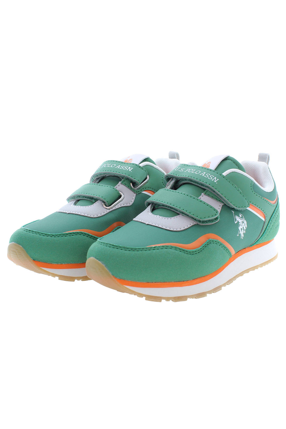 U S Polo Best Price Baskets Garçon Vert - stylesgateway