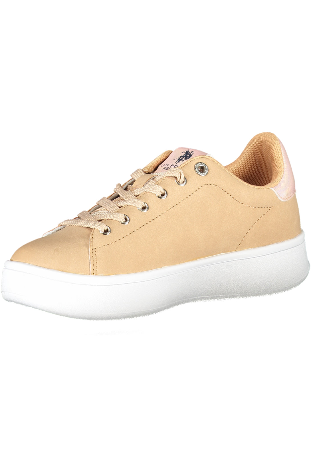 U S Polo Best Price Baskets Femme Beige - stylesgateway