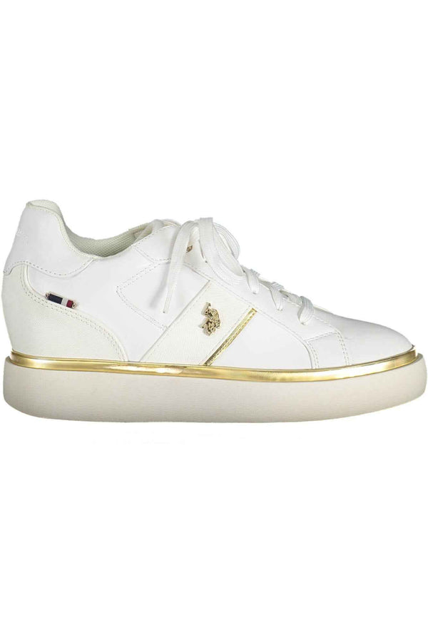 U S Polo Best Price Baskets Femme Blanc - stylesgateway
