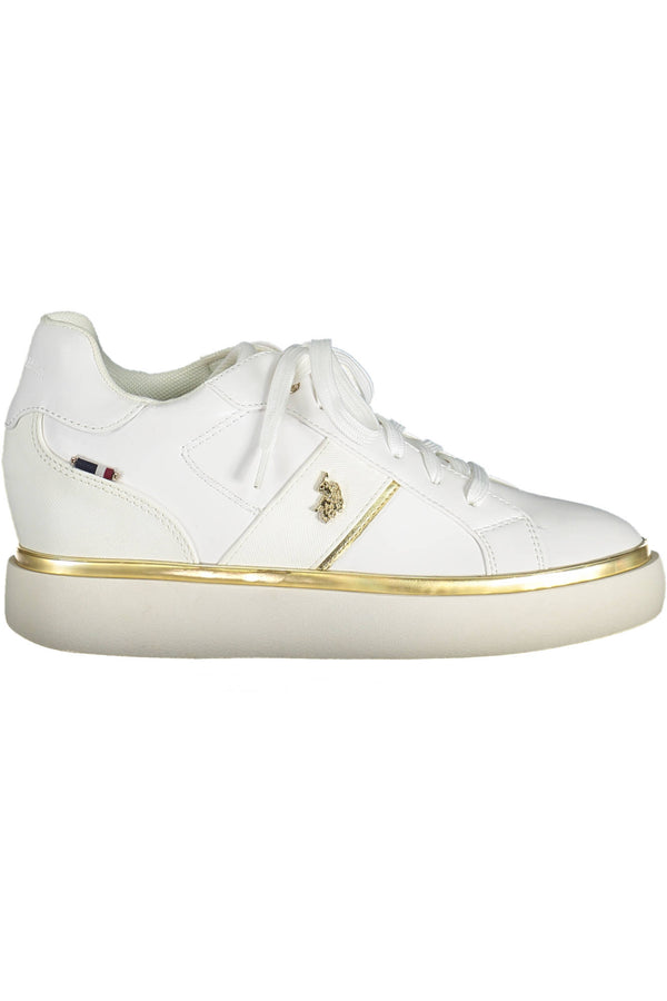 U S Polo Best Price Baskets Femme Blanc - stylesgateway