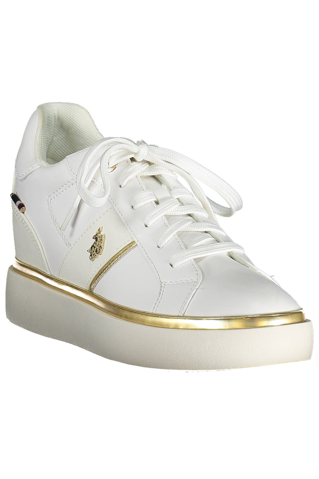 U S Polo Best Price Baskets Femme Blanc - stylesgateway