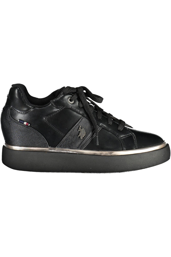 U S Polo Best Price Baskets Femme Noir - stylesgateway