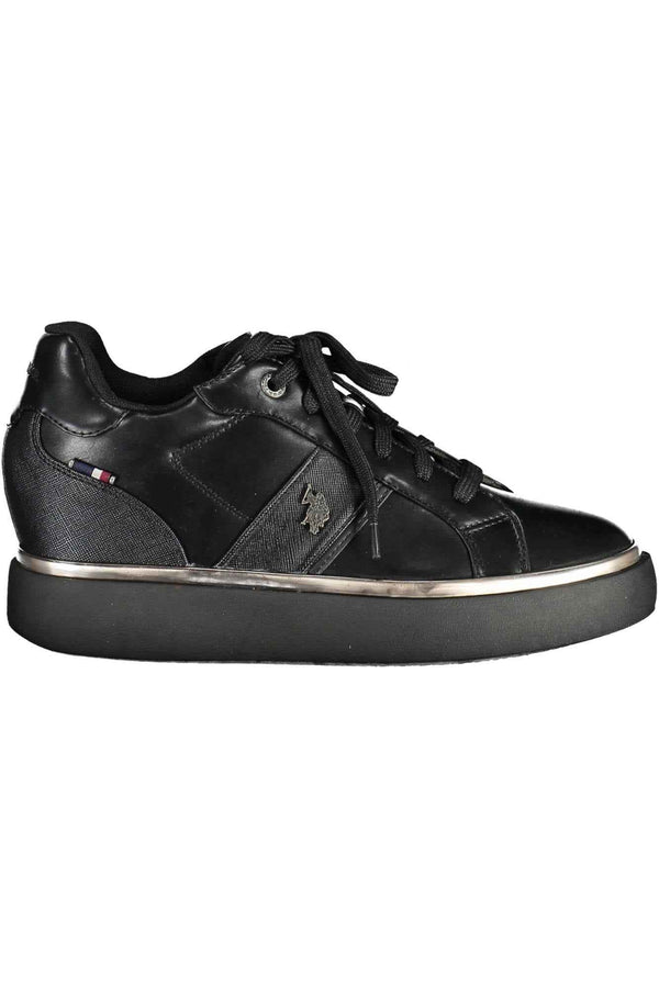 U S Polo Best Price Baskets Femme Noir - stylesgateway