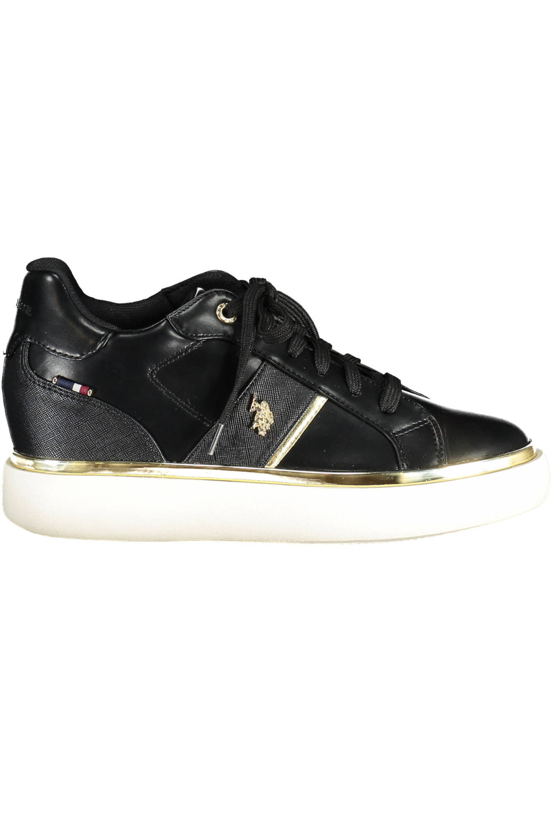 U S Polo Best Price Baskets Femme Noir - stylesgateway
