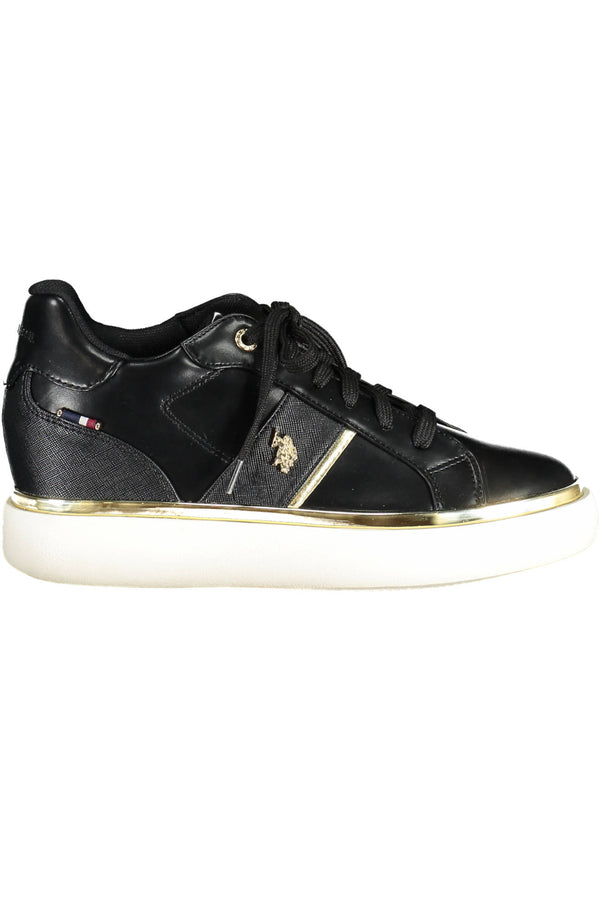 U S Polo Best Price Baskets Femme Noir - stylesgateway