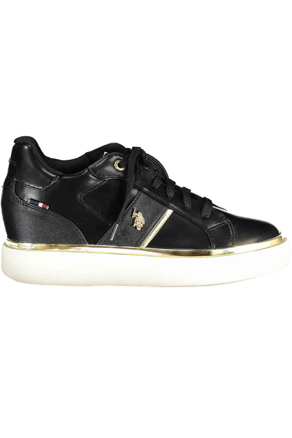 U S Polo Best Price Baskets Femme Noir - stylesgateway