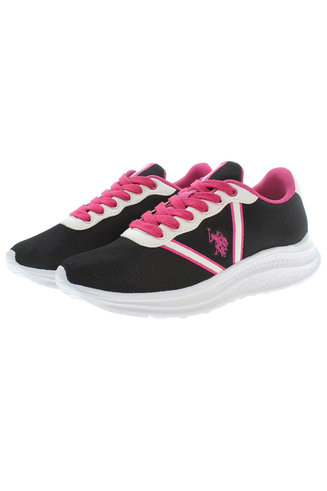 U S Polo Best Price Baskets Femme Noir - stylesgateway