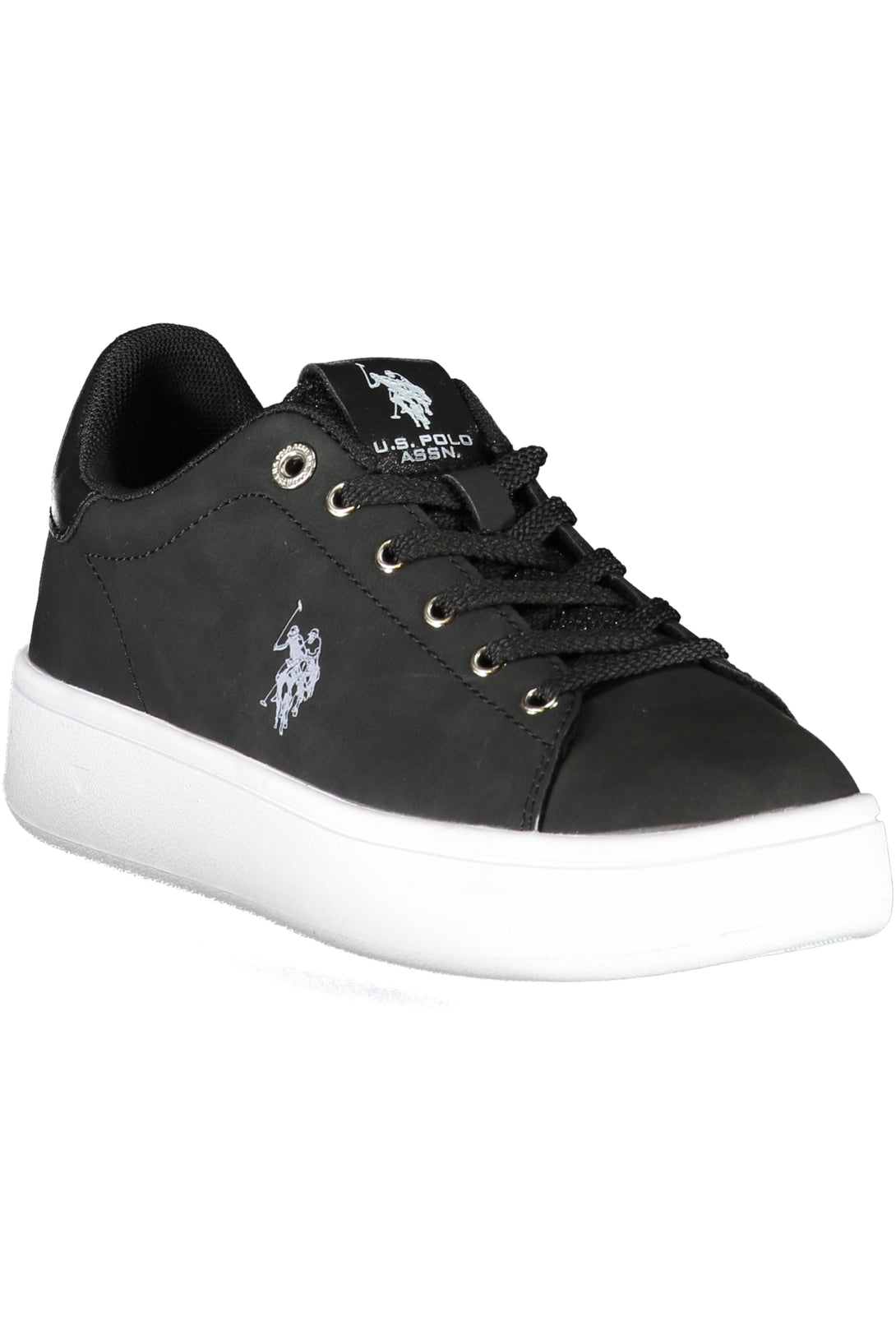U S Polo Best Price Baskets Femme Noir - stylesgateway