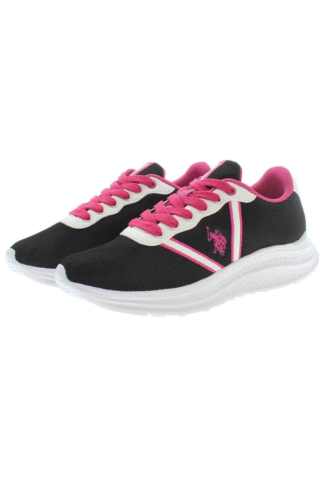 U S Polo Best Price Baskets Femme Noir - stylesgateway