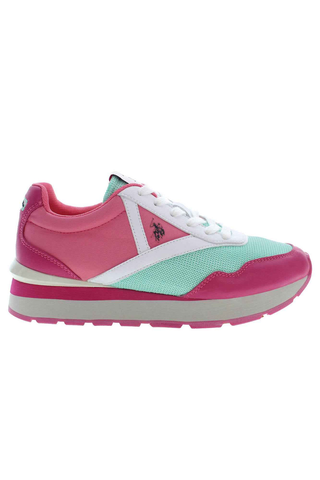 U S Polo Best Price Baskets Femme Rose - stylesgateway