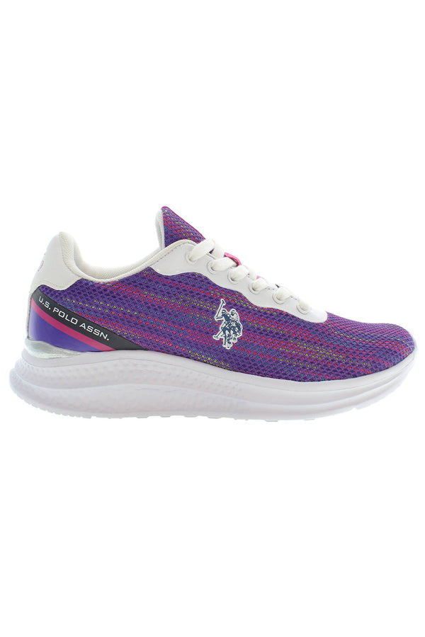 U S Polo Best Price Baskets Femme Violet - stylesgateway