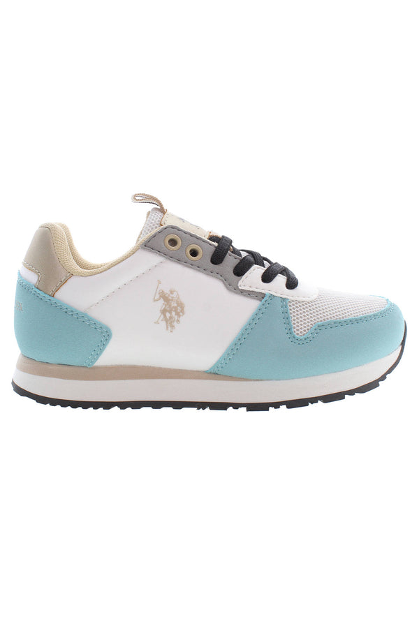 U S Polo Best Price Baskets Fille Bleu Ciel - stylesgateway