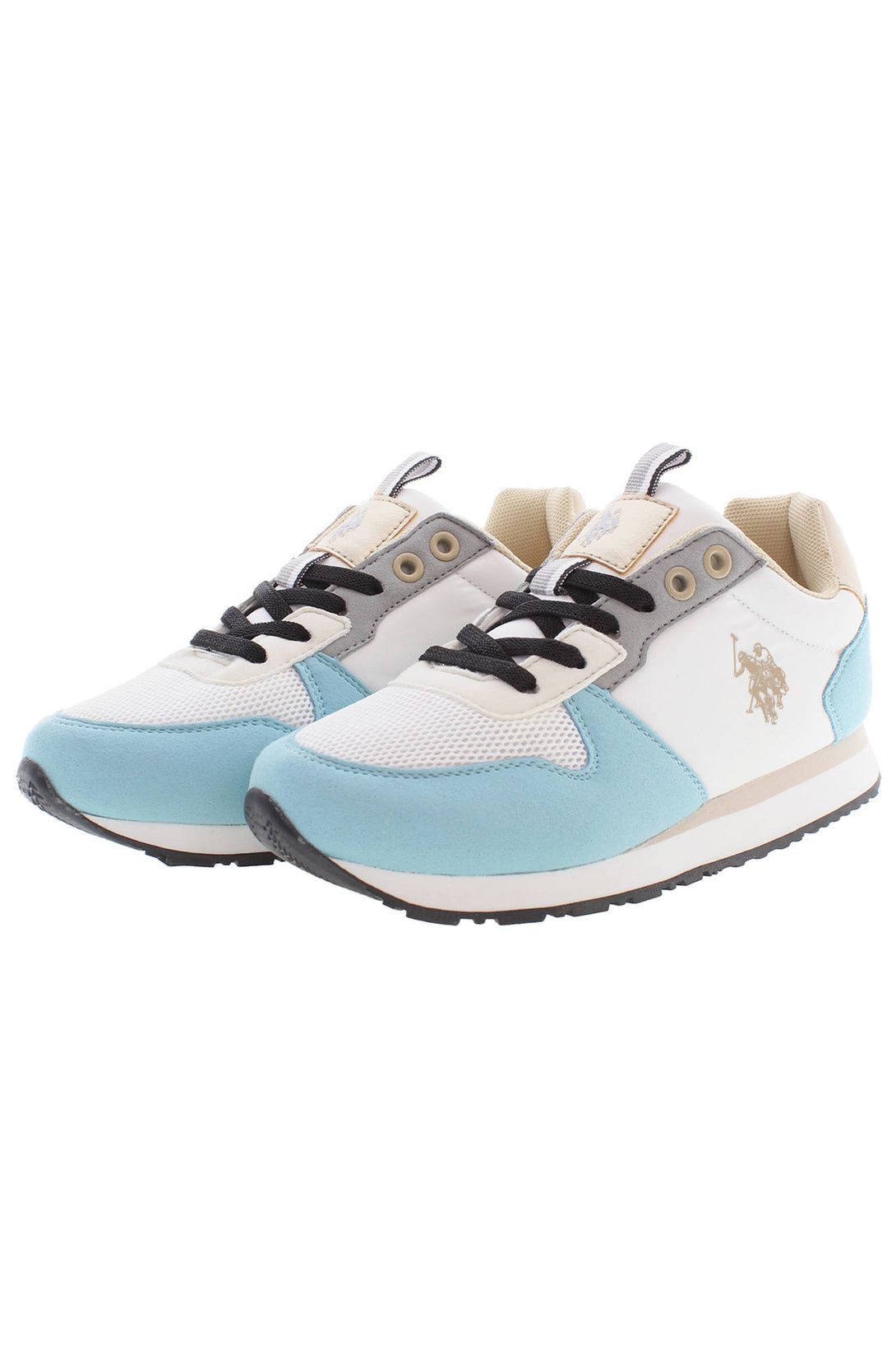 U S Polo Best Price Baskets Fille Bleu Ciel - stylesgateway