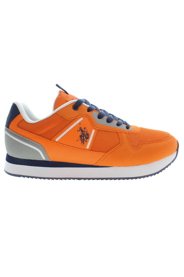 U S Polo Best Price Baskets Homme Orange - stylesgateway