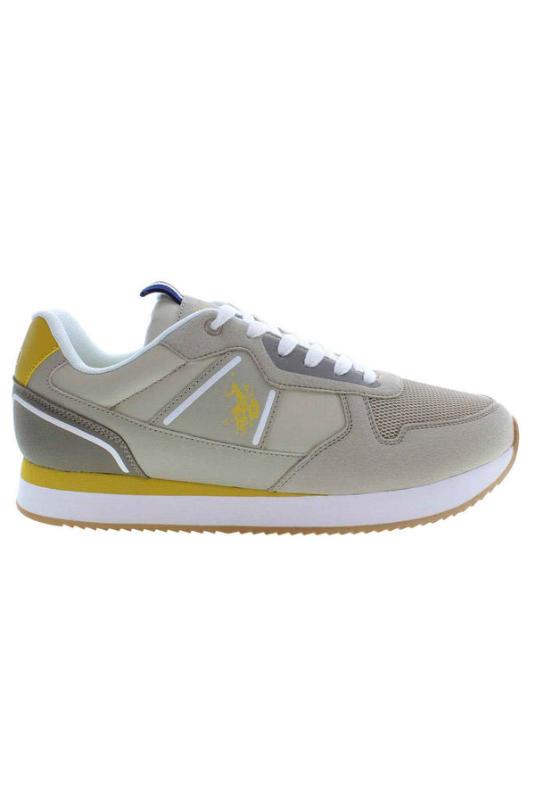 U S Polo Best Price Baskets Homme Beige - stylesgateway