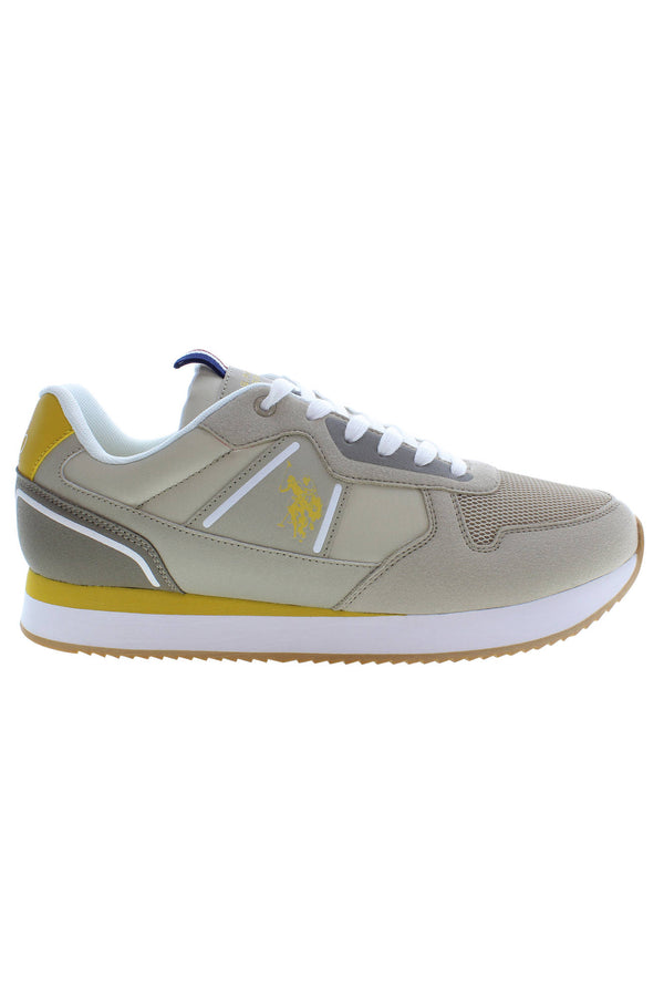 U S Polo Best Price Baskets Homme Beige - stylesgateway