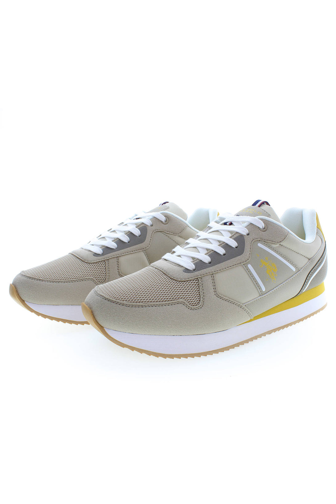 U S Polo Best Price Baskets Homme Beige - stylesgateway