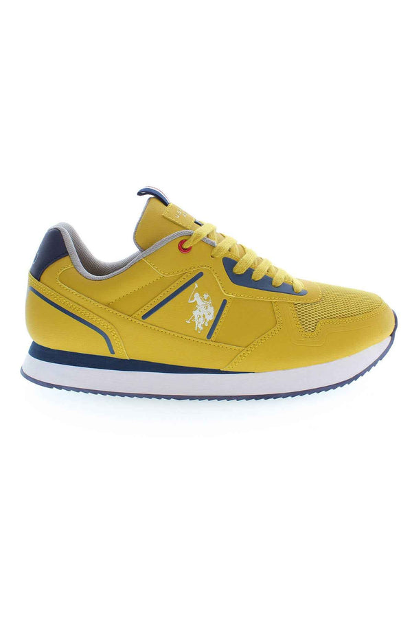 U S Polo Best Price Baskets Homme Jaune - stylesgateway