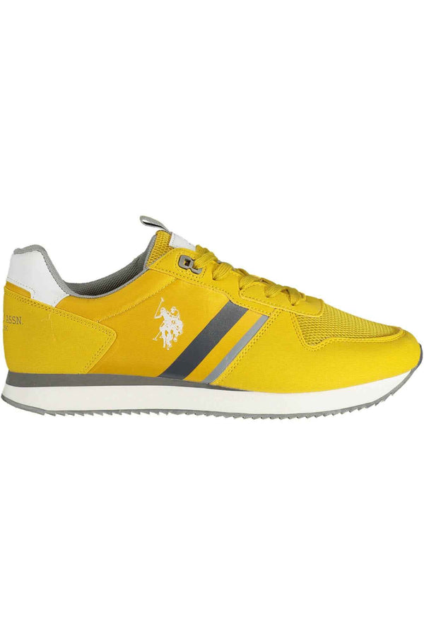 U S Polo Best Price Baskets Homme Jaune - stylesgateway